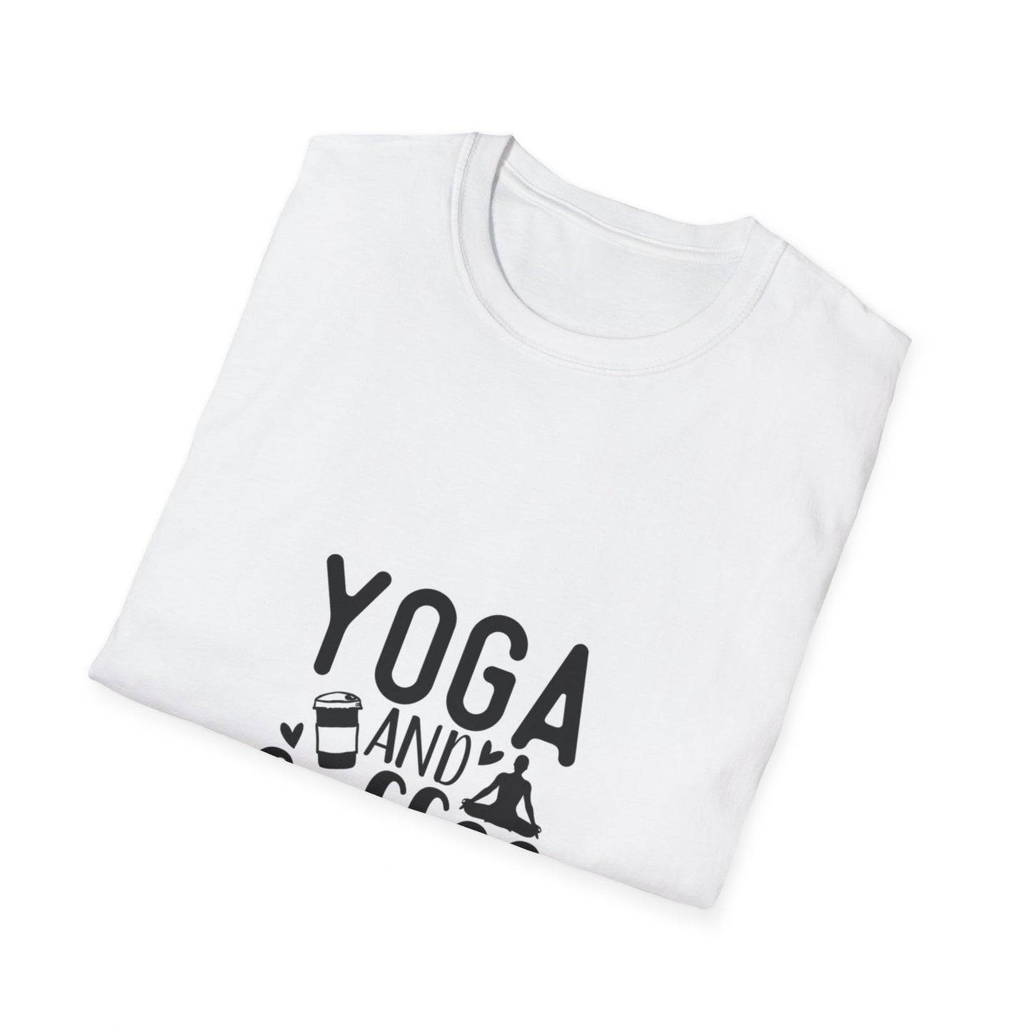 Yoga and Coffee Unisex Softstyle T-Shirt