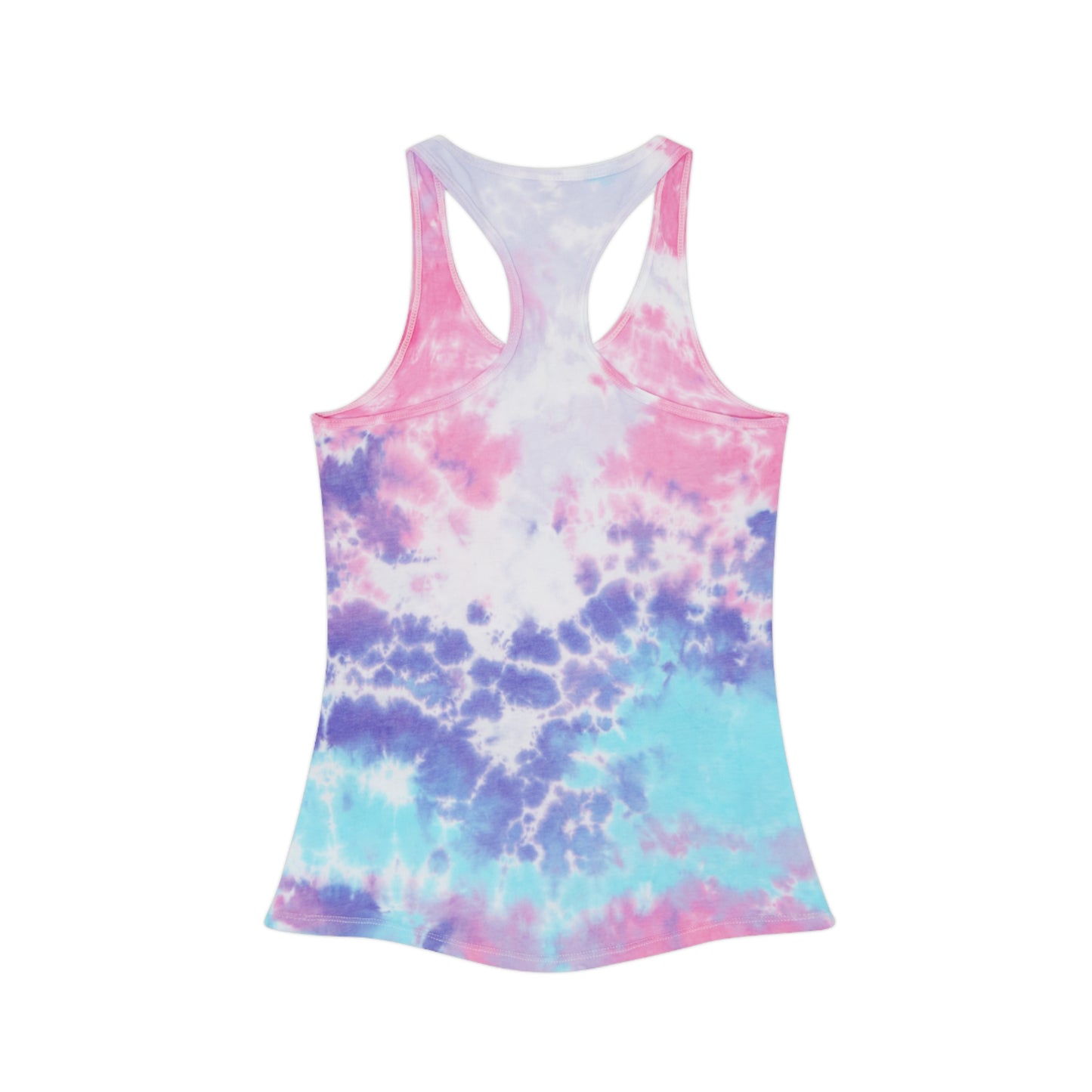 Peace Love Yoga Tie Dye Racerback Tank Top