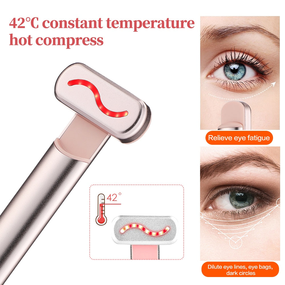 Red Light Facial Anti Aging Skin Tightening Massage Wand