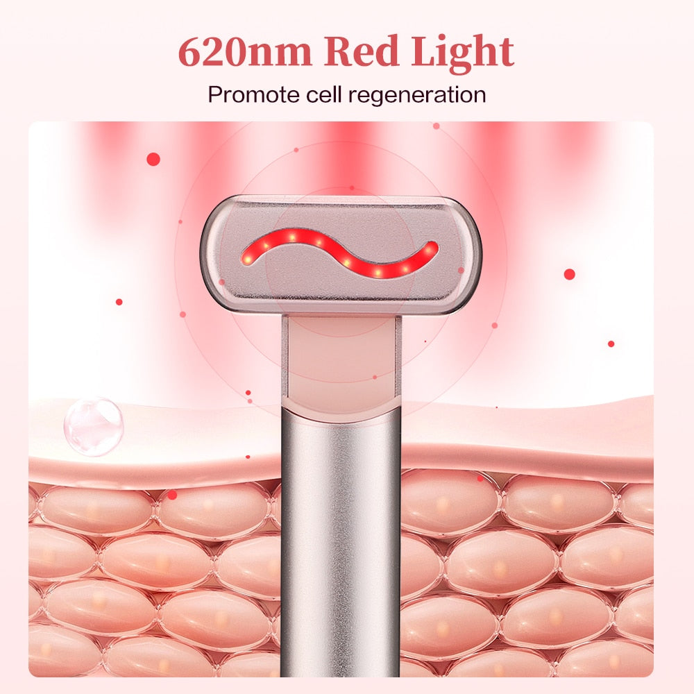 Red Light Facial Anti Aging Skin Tightening Massage Wand