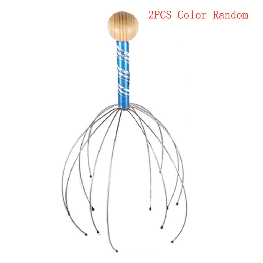 Head and Scalp Massager for Stress Release Random Color