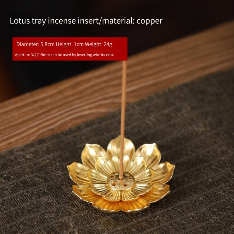 Lotus Incense Burner for Stick or coil Incense