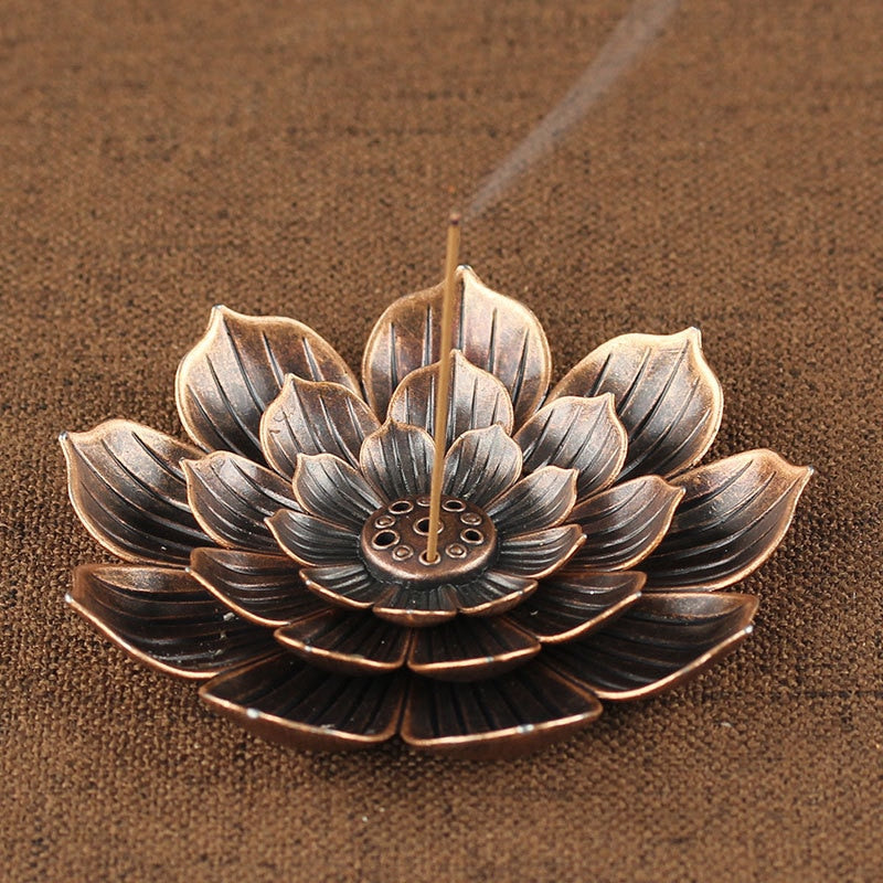 Lotus Incense Burner for Stick or coil Incense