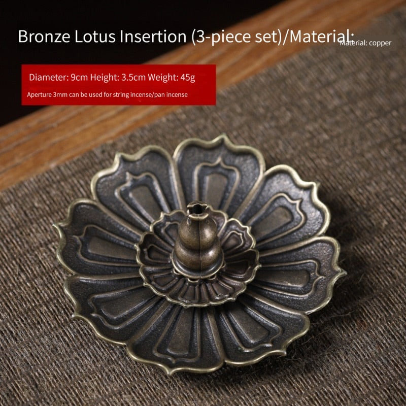 Lotus Incense Burner for Stick or coil Incense