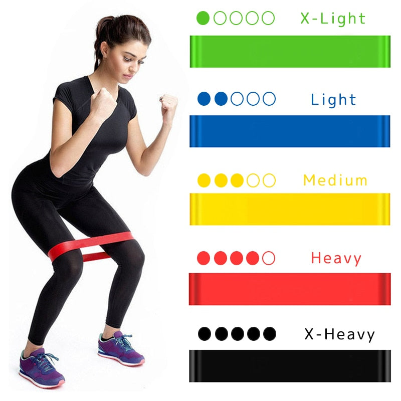 Fitness Workout Resistance Bands for Yoga, Pilates and Sports