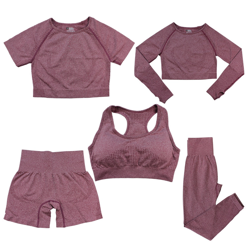 2 to 5 Pieces Yoga Set