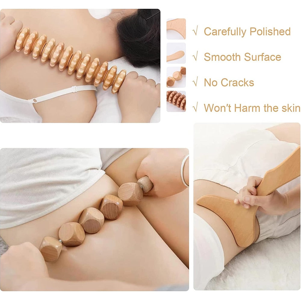 Massage and Gua Sha Accessories for Body Relaxation